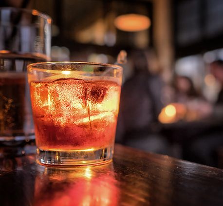 Cocktail auf der Bartheke
